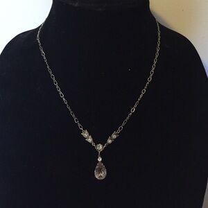 COPY - Silver teardrop necklace